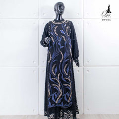 GAMIS OZIAS TILE 09905 LD 105 I Gamis Pesta Premium I Fashion Muslimah Nyaman Panjang