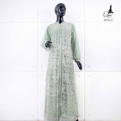 GAMIS OZIKO BROKAT IORA CEILO 09913 LD 105 dan LD 120 I Gamis Wisuda Wanita Muslimah I Gamis Kondangan Cantik Nyaman Pesta 2XL