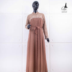 GAMIS OZIAS TILE PREMIUM IMPORT 03949 LD 105 I Gamis Wisuda Mewah Elegant Muslim Nyaman