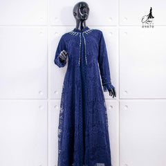 GAMIS OZIAS BROKAT HARUKA 3D 09870 I Gamis Ibu Dan Anak I Gamis Simpel Nyaman Panjang Muslim Dress