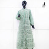 GAMIS OZIAS BROKAT KAGURA 09856 LD 105 & 120 I Gamis Kondangan Cantik I Gamis Pesta Nyaman Panjang Muslim Santai