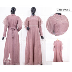 GAMIS OZIAS BROKAT PREMIUM 09366 LD 105 I Gamis Fashion Simpel I Gamis Lebaran Remaja Nyaman