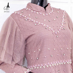 GAMIS OZIAS BROKAT PREMIUM 09366 LD 105 I Gamis Fashion Simpel I Gamis Lebaran Remaja Nyaman