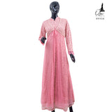 GAMIS OZIAS BROKAT IMPORT 09356 LD 105 I Gamis Wisuda Wanita Muslimah Nyaman Panjang