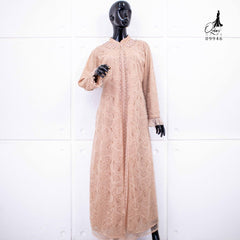 GAMIS OZIAS BROKAT 09946 LD 105 I Gamis Kondangan Fashion I Gamis Kondangan Busui Nyaman 2XL