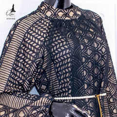 GAMIS OZIAS BROKAT BALIYA 09990 LD 105 I Gamis Kondangan Muslimah I Gamis Wisuda Cantik I Gamis Belt Mutiara Nyaman Panjang