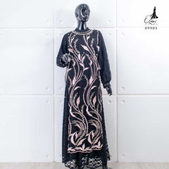 GAMIS OZIAS TILE 09905 LD 105 I Gamis Pesta Premium I Fashion Muslimah Nyaman Panjang