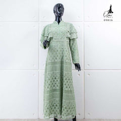 GAMIS OZIAS BROKAT BALIYA 09816 LD 105 I Gamis Kuliah Muslimah I Gamis Lyodra Nyaman Panjang