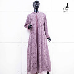 GAMIS OZIAS BROKAT 09946 LD 105 I Gamis Kondangan Fashion I Gamis Kondangan Busui Nyaman 2XL