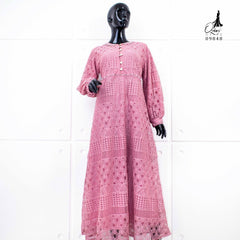 GAMIS OZIAS BROKAT BALIYA 09848 LD 105 I Gamis Busui I Fashion Muslimah Santai Nyaman