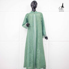 GAMIS OZIAS BROKAT GLITER 09954 LD 105 I Gamis Fashion Muslimah I Gamis Lebaran Motif Nyaman