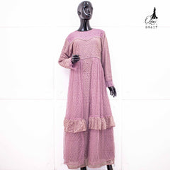 GAMIS OZIAS BROKAT LUMIER 09617 LD 105 I Gamis Fashion Remaja I Gamis Pesta Kondangan Muslim Nyaman