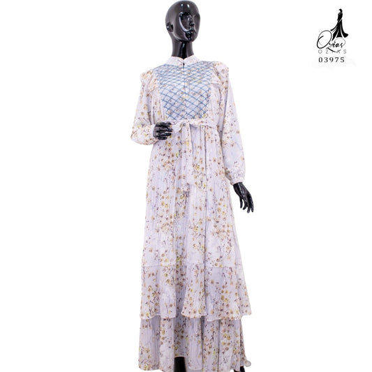 Ozias - Gamis Ceruty Sakura 03975 LD 105 I Gamis Santai Cantik I Gamis Muslimah