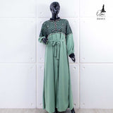 GAMIS OZIAS TILE SOPHIA 06441 LD 105CM I Gamis Pesta Simpel I Busana Muslimah Busui Friendly Fit Motif