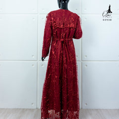 GAMIS OZIAS TILE GEOGIRNA 03938 LD 105 I Gamis Remaja Muslimah Panjang Nyaman