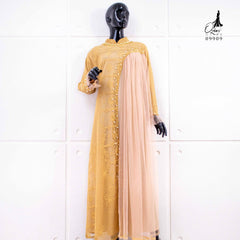 GAMIS INAYA ALICE OZIKO PREMIUM 09909 I Gamis Pesta Remaja I Fashion Muslimah Dress I Jumbo 2XL 4XL Nyaman Panjang Santai Dewasa