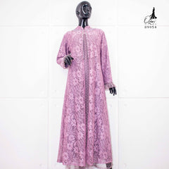 GAMIS OZIAS BROKAT GLITER 09954 LD 105 I Gamis Fashion Muslimah I Gamis Lebaran Motif Nyaman