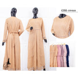GAMIS OZIAS BROKAT POLKA 09468 LD 105 I Gamis Pesta Cantik I Gamis Muslimah Remaja Nyaman Panjang