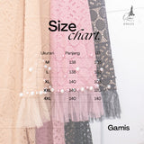 GAMIS OZIAS BROKAT POLKA 09633 LD 105 I Gamis Wisuda Sampel I Fashion Muslim Panjang Nyaman