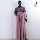 GAMIS OZIAS TILE SOPHIA 06441 LD 105CM I Gamis Pesta Simpel I Busana Muslimah Busui Friendly Fit Motif