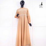 GAMIS OZIAS BROKAT COMBI SIFON 09599 LD 105 I Gamis Simpel Umroh Muslim Nyaman