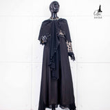 GAMIS OZIAS BROKAT IMPORT 09360 LD 105 I Gamis Rompi 1 in 10 I Gamis Fashion Muslimah Nyaman Panjang