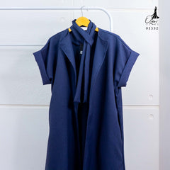 VEST DRESS OZIAS SEMIWOOL 01532 LD 105 I Outer Dress Casual I Fashion Wanita Mutiara Formal