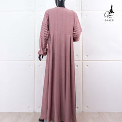 GAMIS OZIAS POLO LINEN AZURA 06428 LD 105 I Gamis Simple I Gamis Busui Friendly Muslim Nyaman