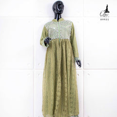 GAMIS OZIAS BRUKAT 09931 LD 105 & LD 120 I Gamis Wanita Syar'i Kondangan l Busana Muslimah l Busui Friendly Santai Panjang 2XL