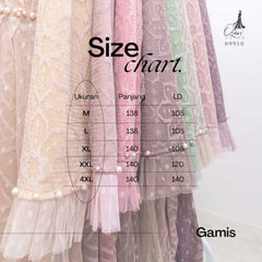 GAMIS OZIKO BROKAT IORA CEILO PREMIUM 09910 I Gamis Pesta Remaja I Gamis Busui friendly Muslim Nyaman 2XL