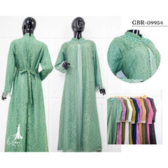 GAMIS OZIAS BROKAT GLITER 09954 LD 105 I Gamis Fashion Muslimah I Gamis Lebaran Motif Nyaman