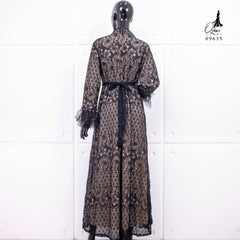 GAMIS OZIAS BROKAT MONICA 09635 LD 105 I Gamis Pesta Simple I Dress Remaja Muslimah Santai Wanita