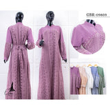 GAMIS OZIAS BROKAT KAGURA 09859 LD 105CM I Gamis Remaja Ngaji I Gamis Busui Friendly Muslim Panjang