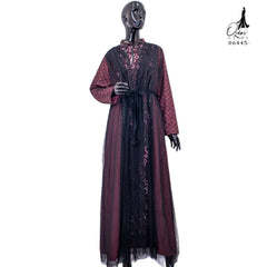 GAMIS OZIAS TILE PREMIUM 06445 LD 105 I Gamis Fashion Muslimah I Gamis Wisuda Cantik Panjang Nyaman