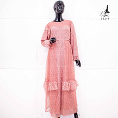 GAMIS OZIAS BROKAT LUMIER 09617 LD 105 I Gamis Fashion Remaja I Gamis Pesta Kondangan Muslim Nyaman