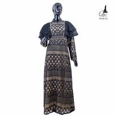 GAMIS OZIAS BROKAT BALIYA 09816 LD 105 I Gamis Kuliah Muslimah I Gamis Lyodra Nyaman Panjang