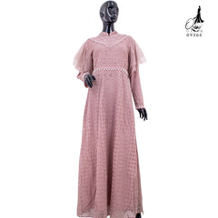 GAMIS OZIAS BROKAT PREMIUM 09366 LD 105 I Gamis Fashion Simpel I Gamis Lebaran Remaja Nyaman