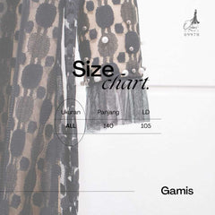 GAMIS OZIAS BROKAT POLKA 09978 LD 105 I Gamis Fashion Wisuda I Dress Kondangan Cantik Nyaman Panjang