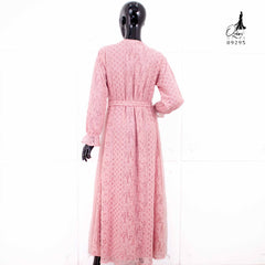 GAMIS OZIAS BROKAT AZULA 09295 LD 105 I Gamis Wanita Muslimah I Gamis Busui Friendly Panjang