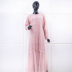 GAMIS OZIAS BROKAT ARGYLIE 09843 LD 105 I Gamis Mewah Kondangan l Busana Muslimah Nyaman Panjang