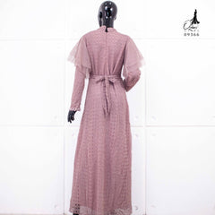 GAMIS OZIAS BROKAT PREMIUM 09366 LD 105 I Gamis Fashion Simpel I Gamis Lebaran Remaja Nyaman