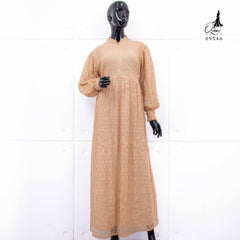 GAMIS OZIAS BROKAT IMPORT 09546 LD 105 I Gamis Kondangan Simpel I Gamis Remaja Cantik Fit Muslim Nyaman