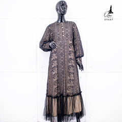 GAMIS OZIAS BROKAT IMPORT 09687 LD 105 I Gamis Fashion Muslimah I Gamis Kondangan Cantik Nyaman Panjang