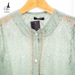 VEST OUTER OZIKO BROKAT MIDI FLORANCE 03882 LD 105 I Outer Cantik I Luaran Gamis