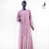 GAMIS OZIAS BROKAT FIMELA 09921 LD 105 & LD 120 I Gamis Mewah Pesta I Fashion Muslim Busui Friendly Fit Motif Nyaman Wanita Dress Panjang Santai Garis