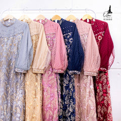 GAMIS OZIAS TILE IMPORT 03880 LD 105 I Gamis Fashion Muslimah I Gamis Remaja Dewasa Santai Nyaman