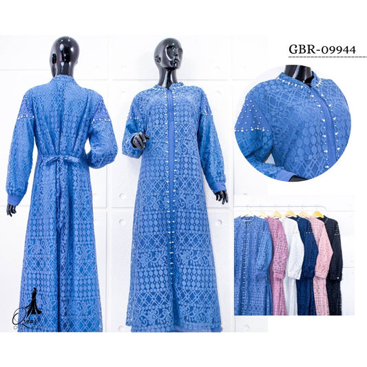 GAMIS OZIAS BROKAT FIMELA 09944 LD 105 I Gamis Wanita Cantik I Gamis Pesta Kondangan