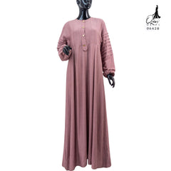 GAMIS OZIAS POLO LINEN AZURA 06428 LD 105 I Gamis Simple I Gamis Busui Friendly Muslim Nyaman