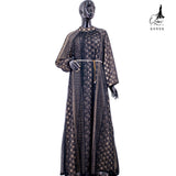 GAMIS OZIAS BROKAT BALIYA 09990 LD 105 I Gamis Kondangan Muslimah I Gamis Wisuda Cantik I Gamis Belt Mutiara Nyaman Panjang