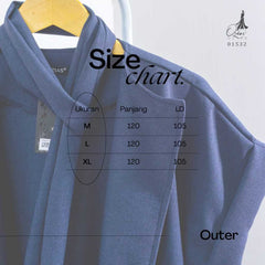 VEST DRESS OZIAS SEMIWOOL 01532 LD 105 I Outer Dress Casual I Fashion Wanita Mutiara Formal